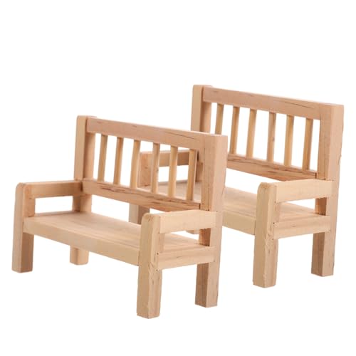 ORFOFE 2 Stück Miniatur Holzbank Mini Gartenbank Modell aus Sicherem Holz Vielseitige Puppenhaus Möbel für Wohnzimmer Esszimmer und Schlafzimmer Praktische Mini Aufbewahrungsbank für ORFOFE 2 Stück Miniatur Holzbank Mini Gartenbank Modell aus Sicherem Holz Vielseitige Puppenhaus Möbel für Wohnzimmer Esszimmer und Schlafzimmer Praktische Mini Aufbewahrungsbank für von ORFOFE