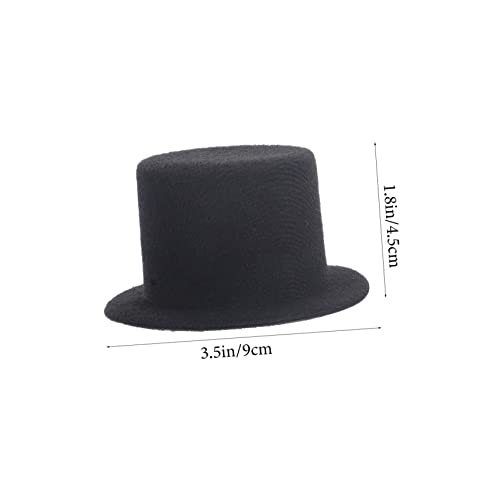 ORFOFE 2 Stück Miniatur Hüte Kleine Puppenhüte aus Schwarzem Filz Leichte DIY Zubehör für Puppen Haustiere Schneemänner Vielseitige Kinderbastelaccessoires ORFOFE 2 Stück Miniatur Hüte Kleine Puppenhüte aus Schwarzem Filz Leichte DIY Zubehör für Puppen Haustiere Schneemänner Vielseitige Kinderbastelaccessoires von ORFOFE