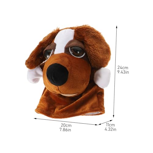 ORFOFE 2 Stück Plüsch Tierhandpuppen mit Beweglichem Mund Interaktive Handpuppen für Weiches Stofftier handspielzeug für Erzähltheater und Frühkindliche Bildung von ORFOFE