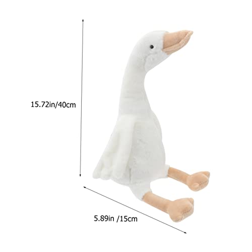 ORFOFE 2 Stück Plüschschwan Stofftier Weiches Kuscheltier Simulation Puppe Dekoration für Kleinkinder von ORFOFE