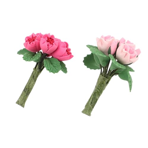 ORFOFE 2 Stück Puppenhaus Vielseitig für DIY Basteln Mikrolandschaften und Miniaturgärten Geeignet von ORFOFE