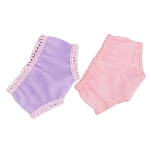 ORFOFE 2 Stück Puppenunterwäsche für Spielpuppen Klassische Doll Underpants aus Weichem Material Einfach Anzuziehen Puppenzubehör für Kreatives Rollenspiel und Puppenkleidung ORFOFE 2 Stück Puppenunterwäsche für Spielpuppen Klassische Doll Underpants aus Weichem Material Einfach Anzuziehen Puppenzubehör für Kreatives Rollenspiel und Puppenkleidung von ORFOFE