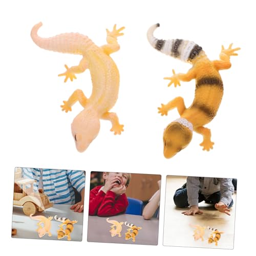 ORFOFE 2 Stück Realistische Echsen Figur Leichte Kunststoff Eidechsen Modellspielzeuge Naturgetreue Reptilien Nachbildung für Lernen Garten Dekoration Pädagogisches ORFOFE 2 Stück Realistische Echsen Figur Leichte Kunststoff Eidechsen Modellspielzeuge Naturgetreue Reptilien Nachbildung für Lernen Garten Dekoration Pädagogisches von ORFOFE