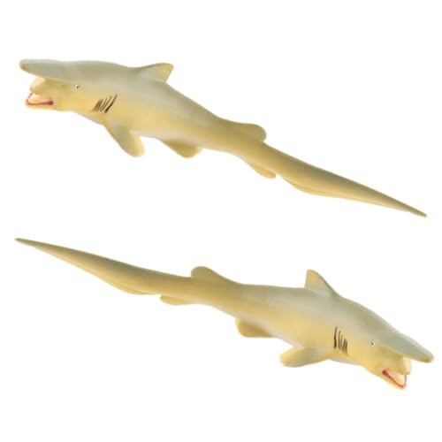 ORFOFE 2 Stück Realistische Figur PVC Modell Deko Lernspielzeug für Garten Bonsai Dekoration Meerestiere Simulation von ORFOFE