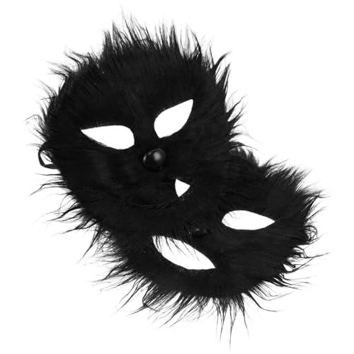 ORFOFE 2 Stück Realistische Wolf Maske aus Kunstfell Gentleman Stil Detailgetreue Cosplay Gesichtsmaske für Maskenball Theater Halloween und Kostümfeste ORFOFE 2 Stück Realistische Wolf Maske aus Kunstfell Gentleman Stil Detailgetreue Cosplay Gesichtsmaske für Maskenball Theater Halloween und Kostümfeste von ORFOFE