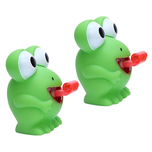 ORFOFE 2 Stück Teiliges Cartoon Quetschspielzeug Frosch mit Herausgestreckter Weiches Druckspielzeug für Stressabbau Lustiges Tiermotiv Leicht Kompakt für Partydekoration und Sensorisches von ORFOFE