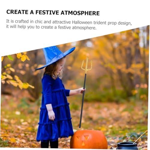 ORFOFE 2 Stück Teiliges Dekoratives Trident Requisiten aus Robustem Kunststoff Sicher Abgerundete Ecken Halloween Cosplay Party Zubehör für Kostüm Maskenbälle ORFOFE 2 Stück Teiliges Dekoratives Trident Requisiten aus Robustem Kunststoff Sicher Abgerundete Ecken Halloween Cosplay Party Zubehör für Kostüm Maskenbälle von ORFOFE