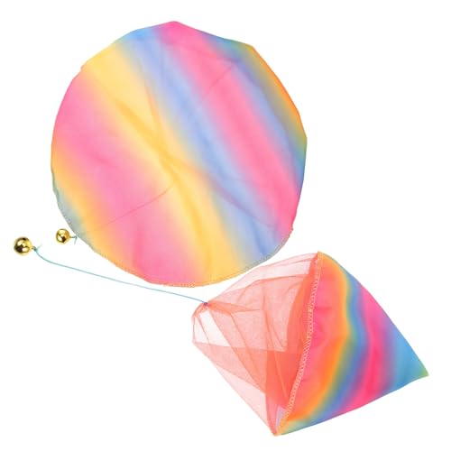 ORFOFE 2 Stück Teiliges Fallschirmspielzeug für Handwurf Outdoor Flugspielzeug Langlebig Fördert Geschicklichkeit und Konzentration Geschenk für Draußen ORFOFE 2 Stück Teiliges Fallschirmspielzeug für Handwurf Outdoor Flugspielzeug Langlebig Fördert Geschicklichkeit und Konzentration Geschenk für Draußen von ORFOFE