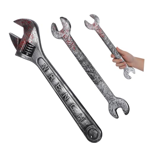 ORFOFE 2 Stück Teiliges Halloween Kunststoff Spanner Tricky Toy Performance Requisit für Gruselige Party Dekoration Geisterhaus von ORFOFE