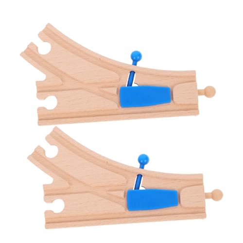 ORFOFE 2 Stück Teiliges Holzbahn Erweiterungsset mit Blauer Weiche Kompatibel mit Thomas Großen Marken Nachhaltiges Kinderspielzeug zur Motorikförderung und Kreativem Schienenaufbau ORFOFE 2 Stück Teiliges Holzbahn Erweiterungsset mit Blauer Weiche Kompatibel mit Thomas Großen Marken Nachhaltiges Kinderspielzeug zur Motorikförderung und Kreativem Schienenaufbau von ORFOFE