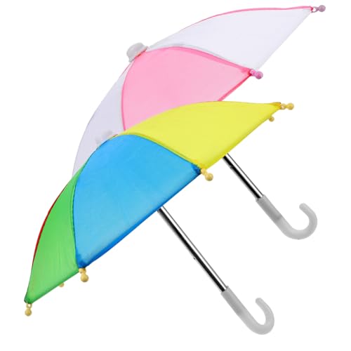 ORFOFE 2 Stück Teiliges Miniatur Regenschirme Verstellbar Bunte Mini Dekoration und Fotorequisiten Wetterfeste Spielzeugaccessoires Langlebig aus Kunststoff Schreibtisch Ornamente ORFOFE 2 Stück Teiliges Miniatur Regenschirme Verstellbar Bunte Mini Dekoration und Fotorequisiten Wetterfeste Spielzeugaccessoires Langlebig aus Kunststoff Schreibtisch Ornamente von ORFOFE