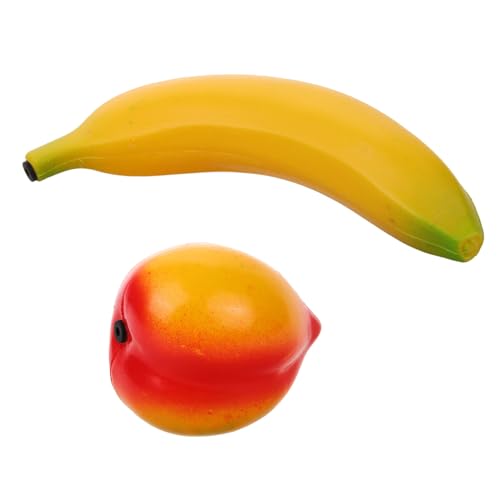 ORFOFE 2 Stück Teiliges Percussion-Instrument Früchte Shaker für Spielerisches Klangspiel zur Früherziehung Robustes Sand-Shaker Instrument Fördert Rhythmusgefühl und Kognitive von ORFOFE