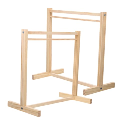 ORFOFE 2 Stück Teiliges Puppen kleiderständer Holz für Puppenhaus Stabiler Praktischer Kleiderbügel zur Ordentlichen Aufbewahrung von Puppenkleidung und Zubehör ORFOFE 2 Stück Teiliges Puppen kleiderständer Holz für Puppenhaus Stabiler Praktischer Kleiderbügel zur Ordentlichen Aufbewahrung von Puppenkleidung und Zubehör von ORFOFE