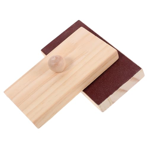 ORFOFE 2 Stück Teiliges Sandblock aus Holz Orff Percussion Instrumente Klare Klänge Sicherer Rhythmus Spaß für Kindergarten Schule und Frühe Musikalische von ORFOFE