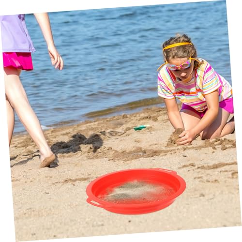 ORFOFE 2 Stück Teiliges Sandspielzeug mit Feinem Netzsieb Handliches Sandfilterspielzeug für Robustes Kunststoff Sandsieb in Blau und Rot für Strand und Sandkasten Spiele ORFOFE 2 Stück Teiliges Sandspielzeug mit Feinem Netzsieb Handliches Sandfilterspielzeug für Robustes Kunststoff Sandsieb in Blau und Rot für Strand und Sandkasten Spiele von ORFOFE