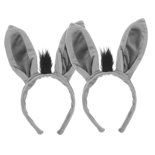 ORFOFE 2 Stück Teiliges Stirnband mit Niedlichen Grauen Eselohren Weiches Haaraccessoire für Halloween Karneval Party und Verkleidung Modisches und Auffälliges Kostümzubehör ORFOFE 2 Stück Teiliges Stirnband mit Niedlichen Grauen Eselohren Weiches Haaraccessoire für Halloween Karneval Party und Verkleidung Modisches und Auffälliges Kostümzubehör von ORFOFE