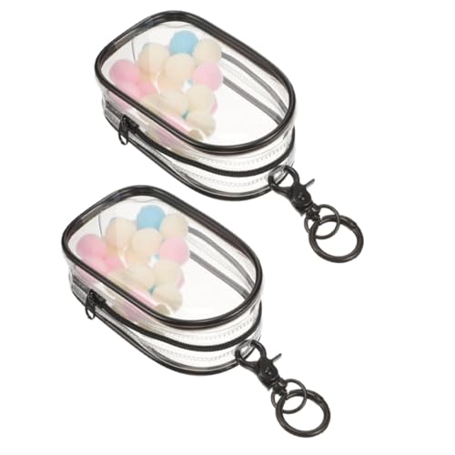 ORFOFE 2 Stück Transparente Staubdichte Tragbare Mini-Puppen-aufbewahrungstaschen mit Schlüsselanhänger und Flauschball Stylische Sammel-vitrinen für Unterwegs Klare Display-hüllen für ORFOFE 2 Stück Transparente Staubdichte Tragbare Mini-Puppen-aufbewahrungstaschen mit Schlüsselanhänger und Flauschball Stylische Sammel-vitrinen für Unterwegs Klare Display-hüllen für von ORFOFE