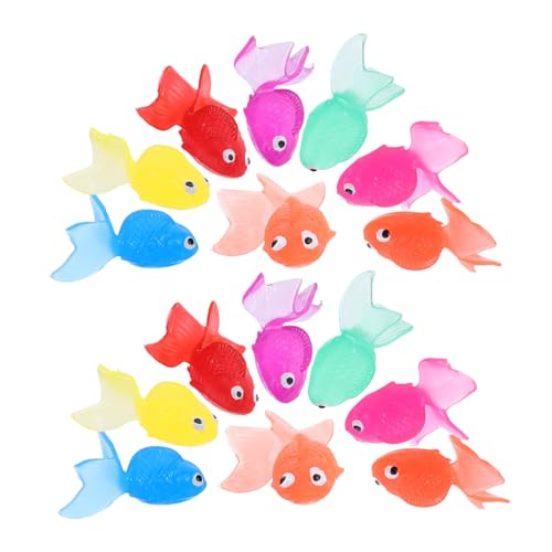 ORFOFE 20 Stück Künstliche Goldfisch Ornamente Schwimmende Realistische Aquarium deko aus Umweltfreundlichem TPR Material Lebensecht Geformt Leicht und Kippsicher für Fischdekoration ORFOFE 20 Stück Künstliche Goldfisch Ornamente Schwimmende Realistische Aquarium deko aus Umweltfreundlichem TPR Material Lebensecht Geformt Leicht und Kippsicher für Fischdekoration von ORFOFE