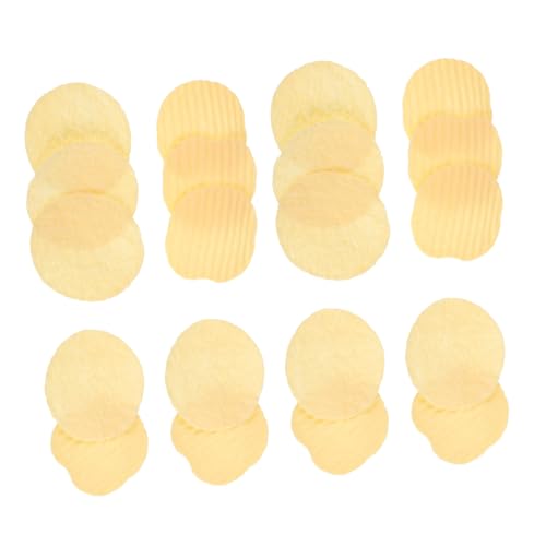 ORFOFE 20 Stück Maßstab Realistische Künstliche Kartoffelchips für Pretend Play Partydekoration Fotografie DIY Bastelbedarf Detailgetreue Snack Deko ORFOFE 20 Stück Maßstab Realistische Künstliche Kartoffelchips für Pretend Play Partydekoration Fotografie DIY Bastelbedarf Detailgetreue Snack Deko von ORFOFE