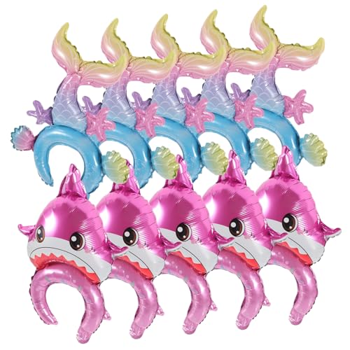 ORFOFE 20 Stück Teiliges Aufblasbares Stirnband Meerjungfrau Fischmotiv Leichte Party-haarreifen für Kindergeburtstag Strandparty-deko Auffälliges Tragbares Party-accessoire ORFOFE 20 Stück Teiliges Aufblasbares Stirnband Meerjungfrau Fischmotiv Leichte Party-haarreifen für Kindergeburtstag Strandparty-deko Auffälliges Tragbares Party-accessoire von ORFOFE
