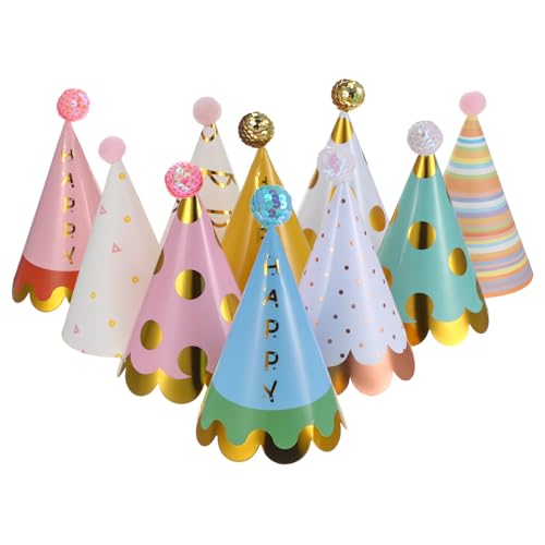 ORFOFE 20 Stück Teiliges Bunte Papierspitzen Hüte für Erwachsene Vielseitige Geburtstagsparty Dekoration mit Verschiedenen Designs für Indoor und Outdoor Feiern ORFOFE 20 Stück Teiliges Bunte Papierspitzen Hüte für Erwachsene Vielseitige Geburtstagsparty Dekoration mit Verschiedenen Designs für Indoor und Outdoor Feiern von ORFOFE