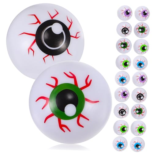 ORFOFE 20 Stück Teiliges Halloween Augen Bunte Kunststoff Glubschaugen Langlebige Halloween Deko Sichere PP Materialien Vielseitig Einsetzbar für Party und Foto Requisiten ORFOFE 20 Stück Teiliges Halloween Augen Bunte Kunststoff Glubschaugen Langlebige Halloween Deko Sichere PP Materialien Vielseitig Einsetzbar für Party und Foto Requisiten von ORFOFE