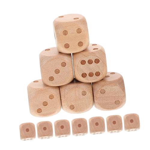 ORFOFE 20 Stück Teiliges Holz Würfel Set Große Zahlenwürfel Langlebige Holz Dice mit Abgerundeten Ecken Multifunktional für Brettspiele Party Zubehör Stabile Würfel für Faires Spiel ORFOFE 20 Stück Teiliges Holz Würfel Set Große Zahlenwürfel Langlebige Holz Dice mit Abgerundeten Ecken Multifunktional für Brettspiele Party Zubehör Stabile Würfel für Faires Spiel von ORFOFE