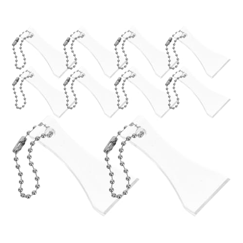 ORFOFE 20 Stück Teiliges Kunststoff kratzwerkzeug Schlüsselanhänger Präzises Rubbeltool für Lottoscheine Wiederverwendbarer Tragbarer Kartenkratzer für Scratch Off Spiele und Aufkleber von ORFOFE