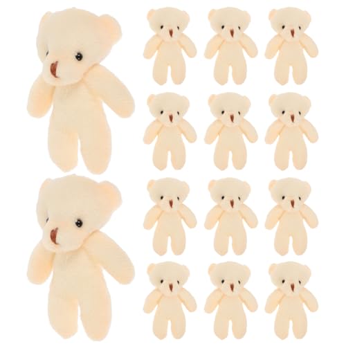 ORFOFE 20 Stück Teiliges Mini Bären aus Weichem und Pp Baumwolle Niedliche Cartoon Bären Figuren für DIY Bastelprojekte und Geburtstagsgeschenke von ORFOFE