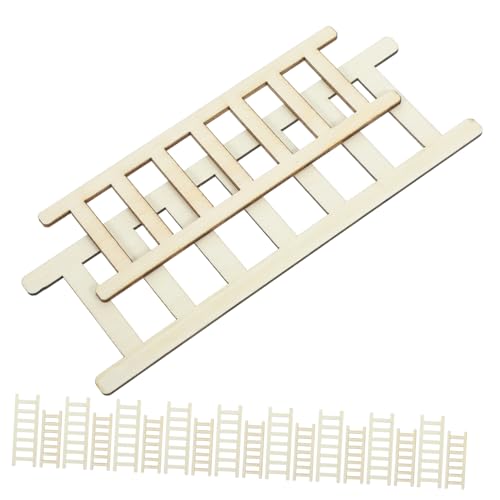ORFOFE 20 Stück Teiliges Mini Holzleiter DIY Miniatur Treppe für Puppenhaus Dekoration Stilvolle Miniatur Leitern für Landschafts und Hausmodelle ORFOFE 20 Stück Teiliges Mini Holzleiter DIY Miniatur Treppe für Puppenhaus Dekoration Stilvolle Miniatur Leitern für Landschafts und Hausmodelle von ORFOFE