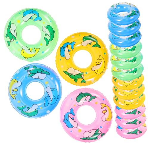 ORFOFE 20 Stück Teiliges Mini Schwimmring aus PVC Leichte Kompakte Tisch Dekoration Niedliche Schwimmring Ornamente in Pastellfarben als Foto Requisiten und Miniatur Haus Schmuck ORFOFE 20 Stück Teiliges Mini Schwimmring aus PVC Leichte Kompakte Tisch Dekoration Niedliche Schwimmring Ornamente in Pastellfarben als Foto Requisiten und Miniatur Haus Schmuck von ORFOFE