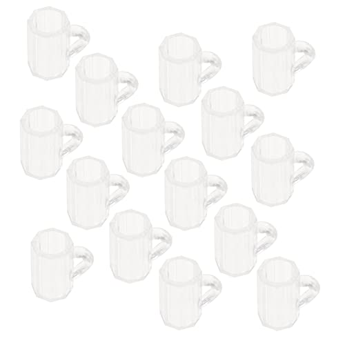 ORFOFE 20 Stück Teiliges Miniatur Bierkrug aus Kunststoff Transparente Mini Bierbecher mit Griff Langlebig und Vielseitig für Puppenhaus Dekoration DIY Fotorequisiten und Miniatur Szenen ORFOFE 20 Stück Teiliges Miniatur Bierkrug aus Kunststoff Transparente Mini Bierbecher mit Griff Langlebig und Vielseitig für Puppenhaus Dekoration DIY Fotorequisiten und Miniatur Szenen von ORFOFE