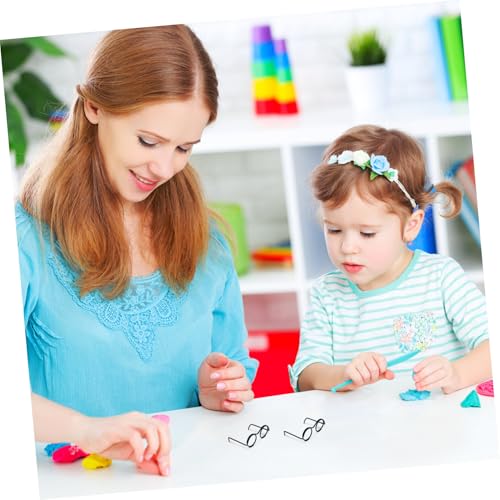 ORFOFE 20 Stück Teiliges Miniatur Metallbrillen für Puppen Runde Rahmenlose Gläser Leicht und Vielseitig zum Basteln Puppenkostüm und Puppenhausdekoration ORFOFE 20 Stück Teiliges Miniatur Metallbrillen für Puppen Runde Rahmenlose Gläser Leicht und Vielseitig zum Basteln Puppenkostüm und Puppenhausdekoration von ORFOFE