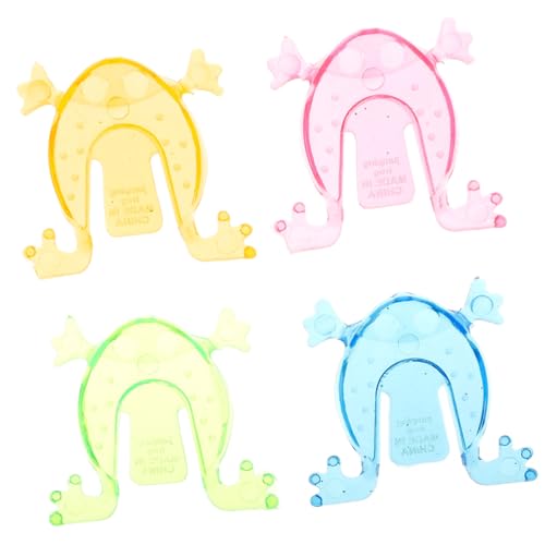 ORFOFE 200 Stück Mini Springende Frösche Bunte Plastik Hüpfende Frösche für Kinderparty und Geburtstagsgeschenke Lustiges Finger Drücken Hüpfspielzeug Zufällige Farbe Zufällige Farbe von ORFOFE