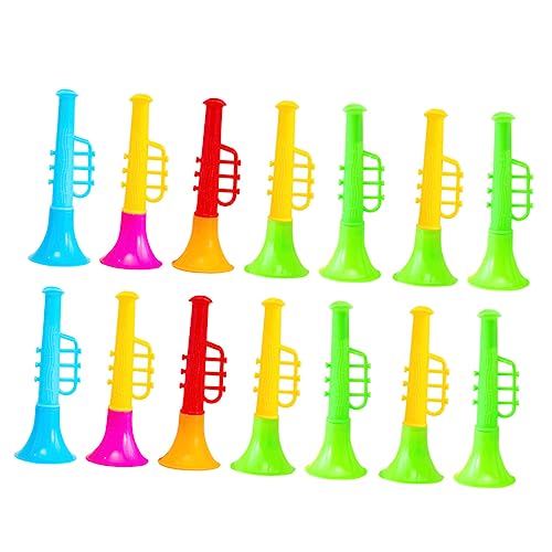 ORFOFE 20Stücke Plastiktrompeten für Mini Trompeten für Haushalt und Schule Kreatives Musikinstrument für Jungen ORFOFE 20Stücke Plastiktrompeten für Mini Trompeten für Haushalt und Schule Kreatives Musikinstrument für Jungen von ORFOFE