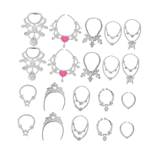 ORFOFE 20Stücke Puppen Handgefertigtes Zubehör für Puppenoutfits Kreatives Puppenschmuck für Puppenhaus Dekoration und Ankleide von ORFOFE