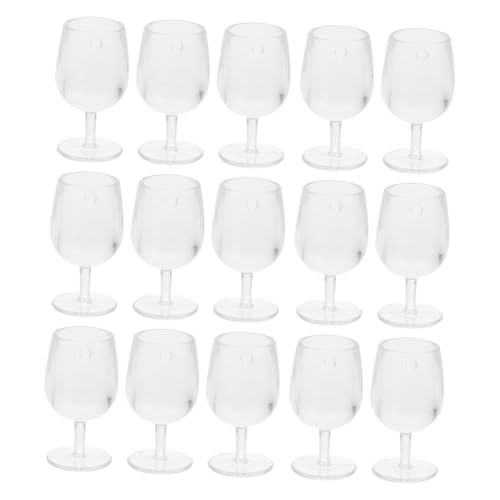 ORFOFE 20Stücke Teiliges Mini Weinbecher aus Kunststoff für Puppenhaus Rotweingläser für DIY Mini Hausdekoration für Esszimmer ORFOFE 20Stücke Teiliges Mini Weinbecher aus Kunststoff für Puppenhaus Rotweingläser für DIY Mini Hausdekoration für Esszimmer von ORFOFE
