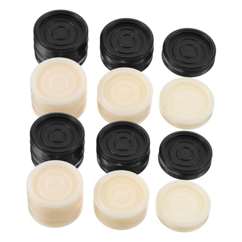 ORFOFE 24 Stück Teiliges Abs Kunststoff Spielsteine Vielseitige Schach Brettspielchips Leicht Kompakt Robust für Reisen und Outdoor Kompatibel mit Internationalen Spielbrettern Einfach von ORFOFE
