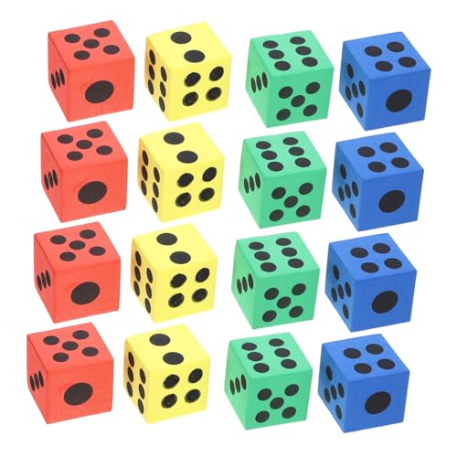 ORFOFE 24 Stück Teiliges Bunte Jumbo Spielwürfel aus Hochwertigem Schaumstoff Pädagogisches Würfelspielzeug für Partygeschenk und Lustiges Lernspiel für Mädchen und Jungen von ORFOFE