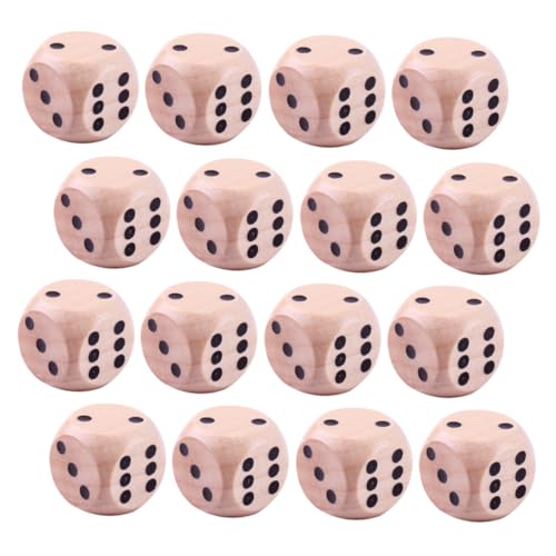 ORFOFE 24 Stück Teiliges Holz Würfelspiel Sechseitige Punktwürfel Natürlicher Holzfarbton Vielseitiges Dice für Party Familie Camping Brettspiel Zubehör ORFOFE 24 Stück Teiliges Holz Würfelspiel Sechseitige Punktwürfel Natürlicher Holzfarbton Vielseitiges Dice für Party Familie Camping Brettspiel Zubehör von ORFOFE
