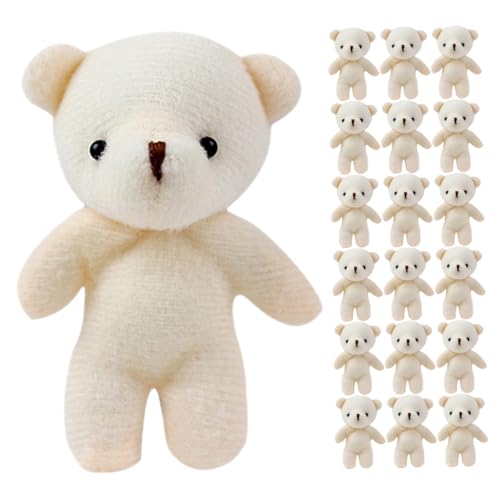 ORFOFE 24 Stück Teiliges Mini Bären Anhänger Plüsch Schlüsselanhänger Deko Stofftier mit Pp baumwolle Füllung Weiche Leichte Mini Kuscheltiere für Taschen Partydekoration ORFOFE 24 Stück Teiliges Mini Bären Anhänger Plüsch Schlüsselanhänger Deko Stofftier mit Pp baumwolle Füllung Weiche Leichte Mini Kuscheltiere für Taschen Partydekoration von ORFOFE