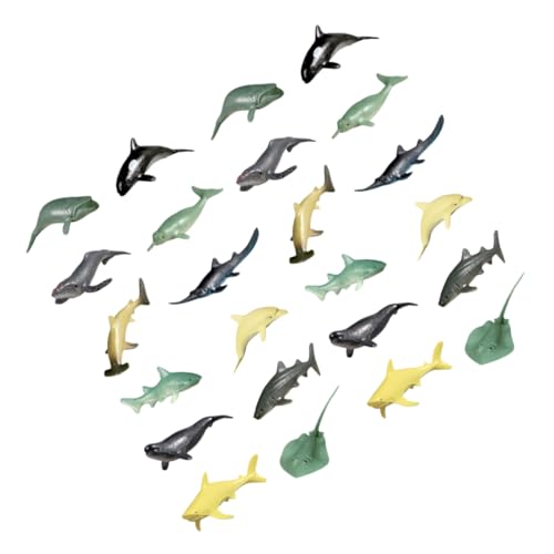 ORFOFE 24 Stück Teiliges Realistische Tiere Figuren aus PVC Detailgetreue Künstliche Fische für Aquariumdekoration und Pädagogische Zwecke Vielseitig Einsetzbar als Deko und ORFOFE 24 Stück Teiliges Realistische Tiere Figuren aus PVC Detailgetreue Künstliche Fische für Aquariumdekoration und Pädagogische Zwecke Vielseitig Einsetzbar als Deko und von ORFOFE