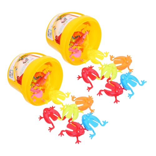 ORFOFE 24Stücke Springende Froschspielzeuge Für Fingerpressen Froschspielzeuge Für Partys Und Fördert Feinmotorik Und Spaß Im Freien von ORFOFE