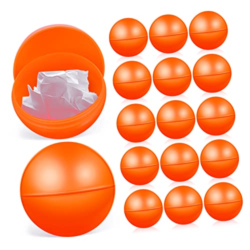 ORFOFE 25 Stück Lotteriekugeln aus Robustem Kunststoff Hohl Befüllen Wiederverwendbare Tombola Bälle in Leuchtendem Orange als Spiel und Auslosungsrequisiten ORFOFE 25 Stück Lotteriekugeln aus Robustem Kunststoff Hohl Befüllen Wiederverwendbare Tombola Bälle in Leuchtendem Orange als Spiel und Auslosungsrequisiten von ORFOFE