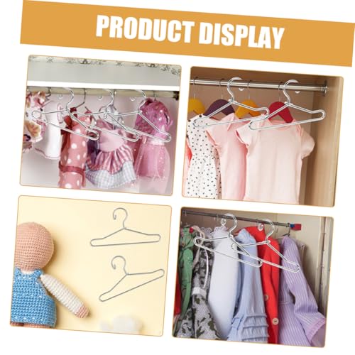 ORFOFE 25 Stück Teiliges Mini kleiderbügel aus Robustem Eisen Kleine Puppenkleiderbügel für Kreative Spielideen zum Organisieren und Präsentieren von Puppenkleidung Geeignet für ORFOFE 25 Stück Teiliges Mini kleiderbügel aus Robustem Eisen Kleine Puppenkleiderbügel für Kreative Spielideen zum Organisieren und Präsentieren von Puppenkleidung Geeignet für von ORFOFE