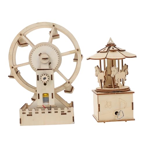 ORFOFE 2Sätze Holzpuzzle Für Intellektuelles Puzzle Mit Mechanischen Elementen Fördert Kreativität Und Hand Augen Koordination Für Lernspiele Und Kreative Freizeitgestaltung ORFOFE 2Sätze Holzpuzzle Für Intellektuelles Puzzle Mit Mechanischen Elementen Fördert Kreativität Und Hand Augen Koordination Für Lernspiele Und Kreative Freizeitgestaltung von ORFOFE