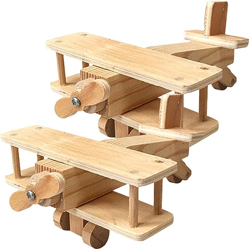 ORFOFE 2Sätze Holzrätsel Teiliges DIY Modellbau für Fördert Kreativität und Hand Augen Koordination für Geburtstage und Feste von ORFOFE