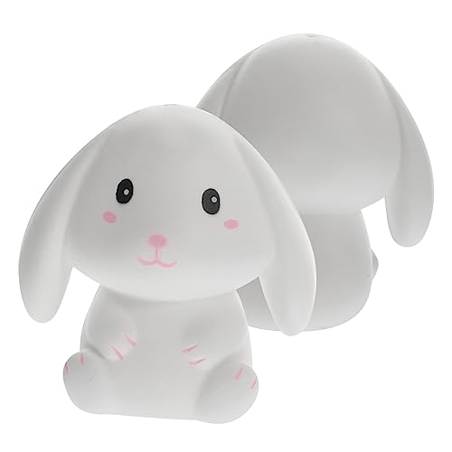 ORFOFE 2Stücke Entzückende Kaninchen Stressspielzeug Sensorische Zappelspielzeuge für Weiche PU Foam Flexibles Design zur Stressbewältigung und Zufällige von ORFOFE