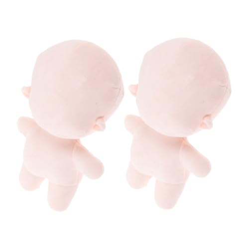 ORFOFE 2Stücke Kleine Unvollendete Plüschpuppen Entzückende Leere Puppen für Kreative Bastelprojekte für Sammler mit Flexiblem Skelett und Weicher Oberfläche ORFOFE 2Stücke Kleine Unvollendete Plüschpuppen Entzückende Leere Puppen für Kreative Bastelprojekte für Sammler mit Flexiblem Skelett und Weicher Oberfläche von ORFOFE