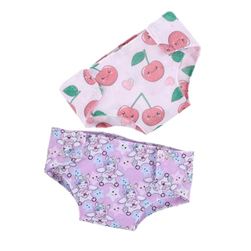 ORFOFE 2Stücke Teiliges Puppenhöschen für Puppen Unterwäsche für Kleine Puppen Süße Puppenaccessoires im Zufälligen Stil für Kreatives Rollenspiel ORFOFE 2Stücke Teiliges Puppenhöschen für Puppen Unterwäsche für Kleine Puppen Süße Puppenaccessoires im Zufälligen Stil für Kreatives Rollenspiel von ORFOFE